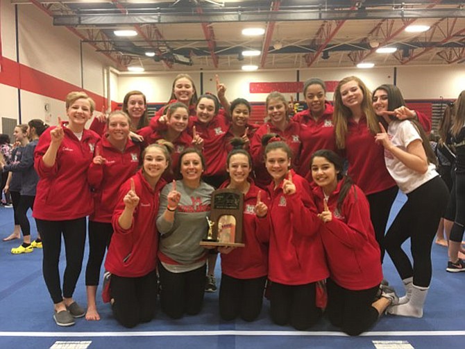 "McNastics" Celebrates Second State Title