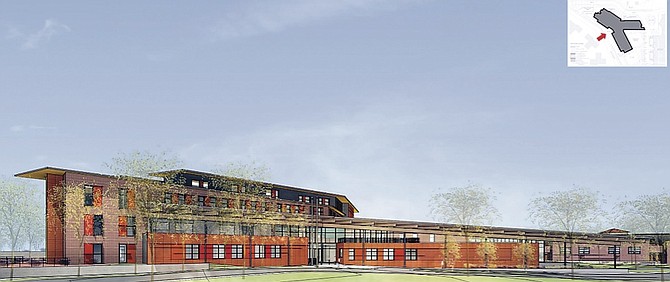 Design for the new Thomas Jefferson Elementary School.