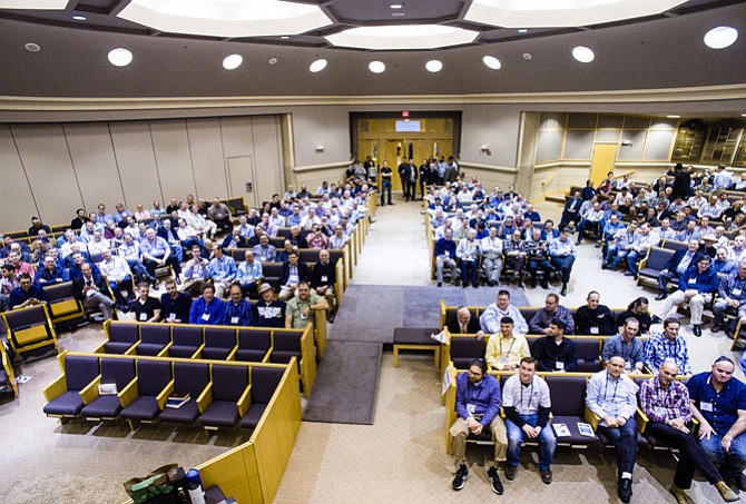 More than 500 men attended “Guys Night Out” and Seder Summit at Beth Shalom Congregation.