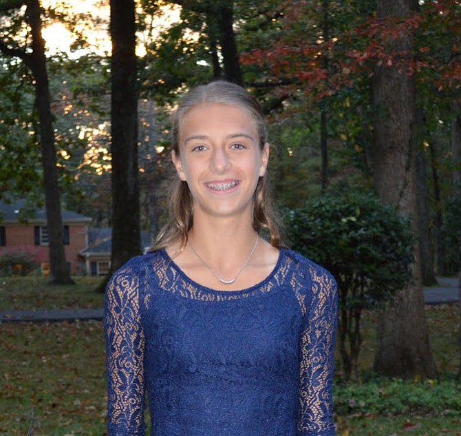 Author Sophie Tedesco, a ninth-grader from Marshall High School, will speak at the GFWG Youth Writing Awards Gala at 4 p.m. on April 29 at the Great Falls Library. 