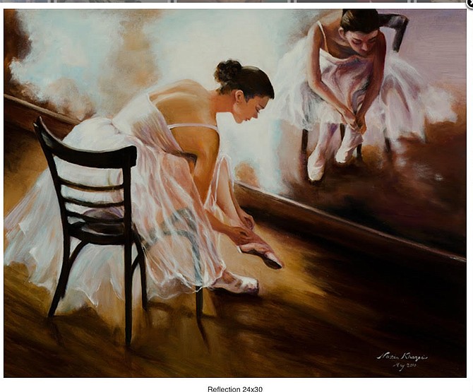 Ballet dancer by Nasrin Khazaei