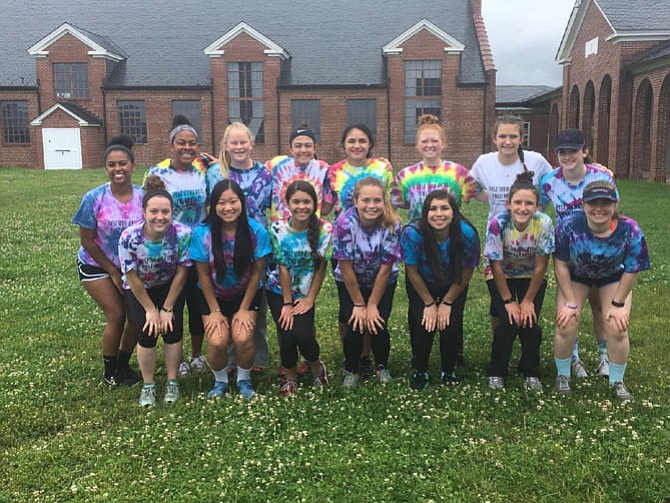 Members of the West Springfield High School field hockey team were recognized for being the best youth team and most spirited at the May 6 Relay for Life event held at the Workhouse Arts Center in Lorton.