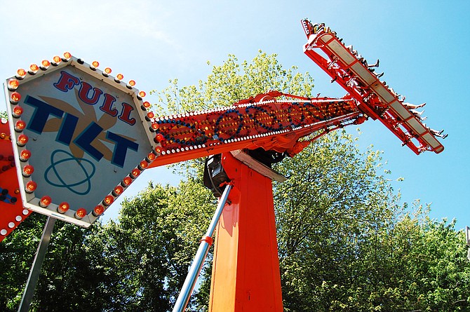 Full Tilt is just one of the popular large amusement rides that can be enjoyed at McLean Day.