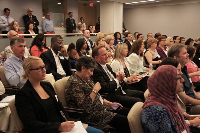 A diverse audience gathered for Fairfax County Human Services Council’s Innovation Challenge, an event seeking greater community engagement.