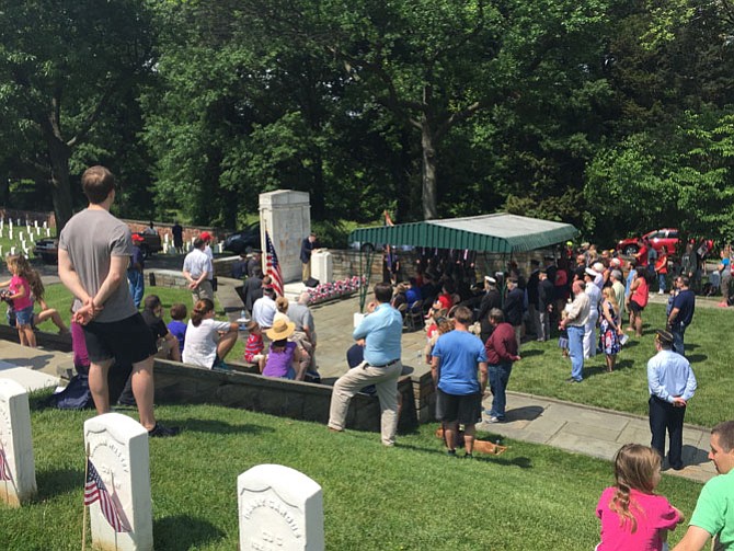 American Legion Post 24 gathers at Alexandria National Cemetery for Memorial Day.