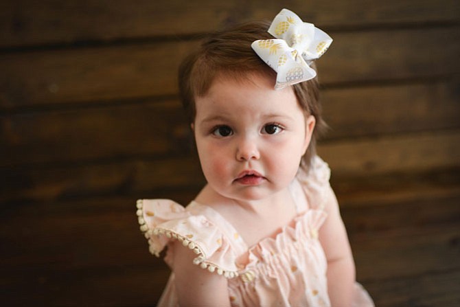 Now 2 years old, baby Audrey Bryan of Vienna is a happy little girl who will soon begin ballet lessons as she returns to her normal life.