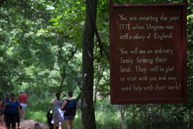 When entering Claude Moore Colonial Farm, you are entering the year 1771, four years before the American Revolution. Reenactors will stay in character and ask you and your family to help them with their work. 
