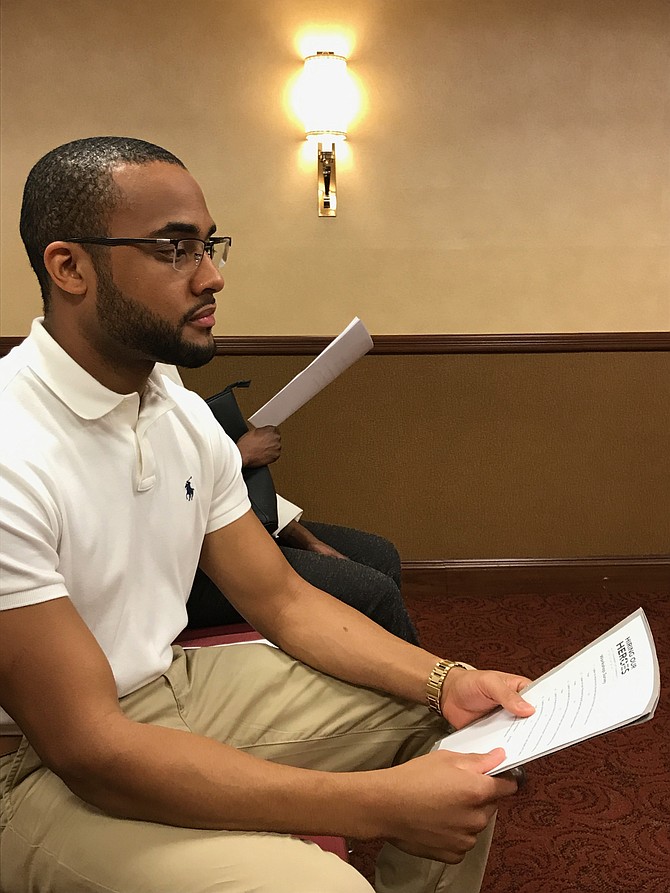 Darrell Taylor of Falls Church is transitioning out of the military. He attended the employment workshop offered by  Hiring Our Heroes at the Military Hiring Fair on Thursday, July 13. Taylor learned how to create a standout resume, a strong personal statement, and digital identity. 