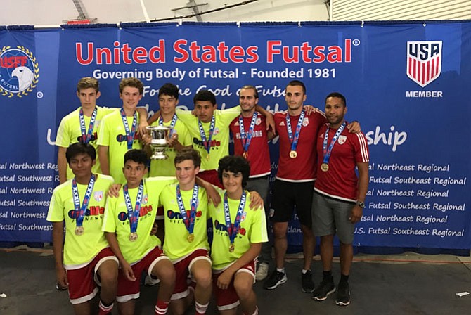 Alexandria Soccer Association’s U15 Boys Futsal ID team won the U.S. National Futsal Tournament Championship.