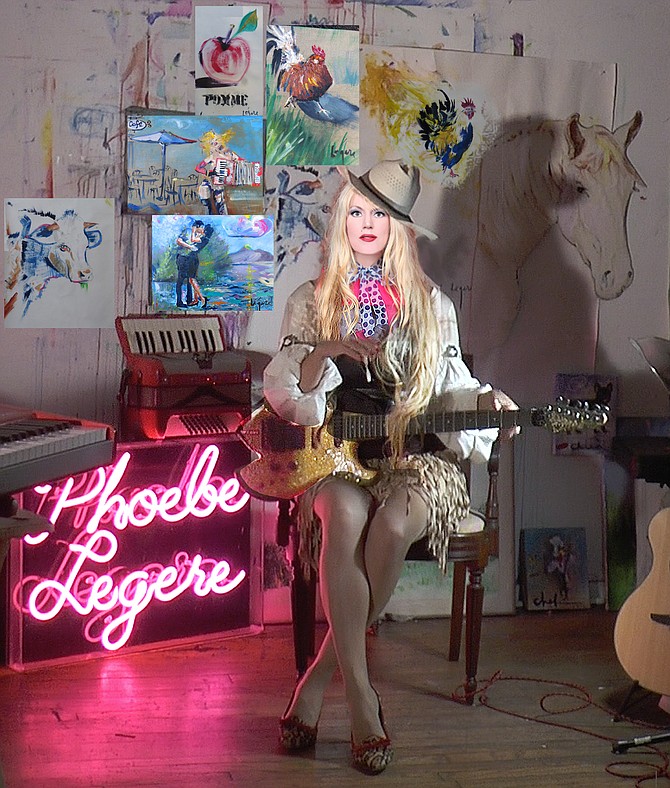 Phoebe Legere in concert Aug. 7 at the Galaxy Hut,  2711 Wilson Blvd. 