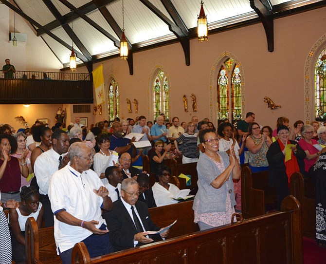 More than 200 local residents and congregants turned out to push City Council for housing and transit reform at a nonpartisan event, held July 25 at St. Joseph Catholic Church.