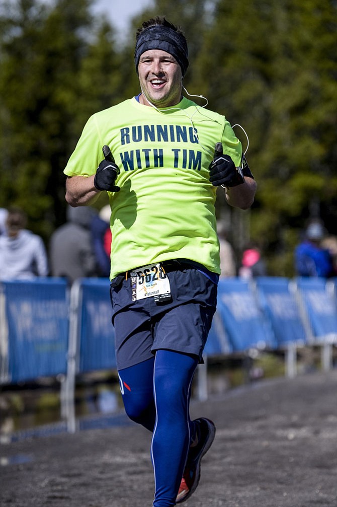 Tom Susco, Tim’s older brother took up running after his brother’s death, as a way to cope with his grief and to feel closer to Tim. “Tim was the runner in the family, not me.” Tom is well on his way to his goal of running at least a half-marathon in all 50 states in Tim’s memory.