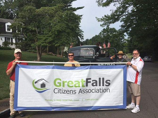 The Great Falls Citizens Association participates in 2017 July 4 parade in Great Falls.
