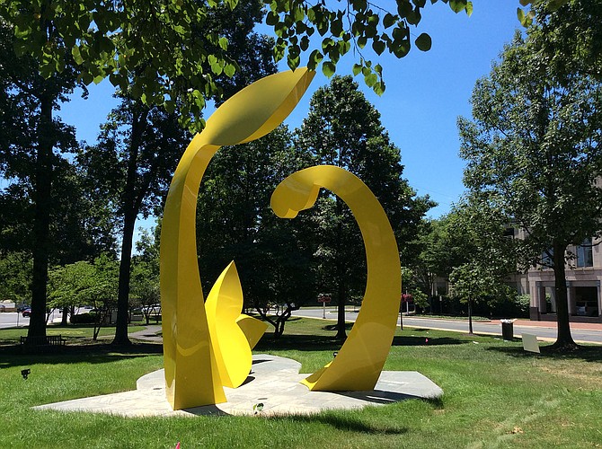 Reston Rondo by Mary Ann Mears at Hyatt Park in Reston Town Center. 