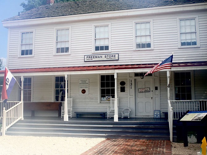 The old Freeman Store preserves the history of Vienna and serves as a gathering place even today.