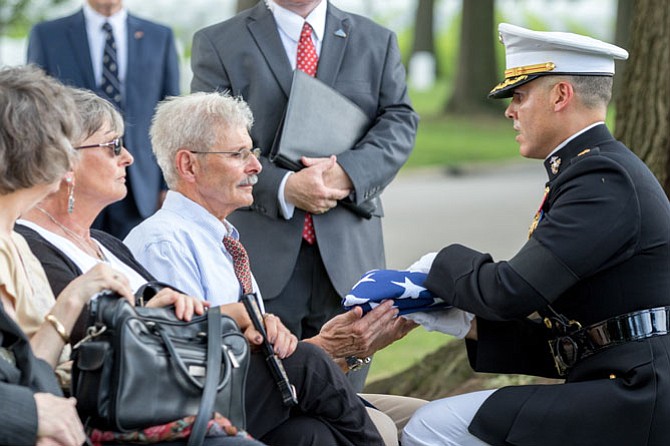 Norman T. Hatch Funeral at Arlington National Cemetery, August 17, 2017 (Photo by Mark Mogle)
