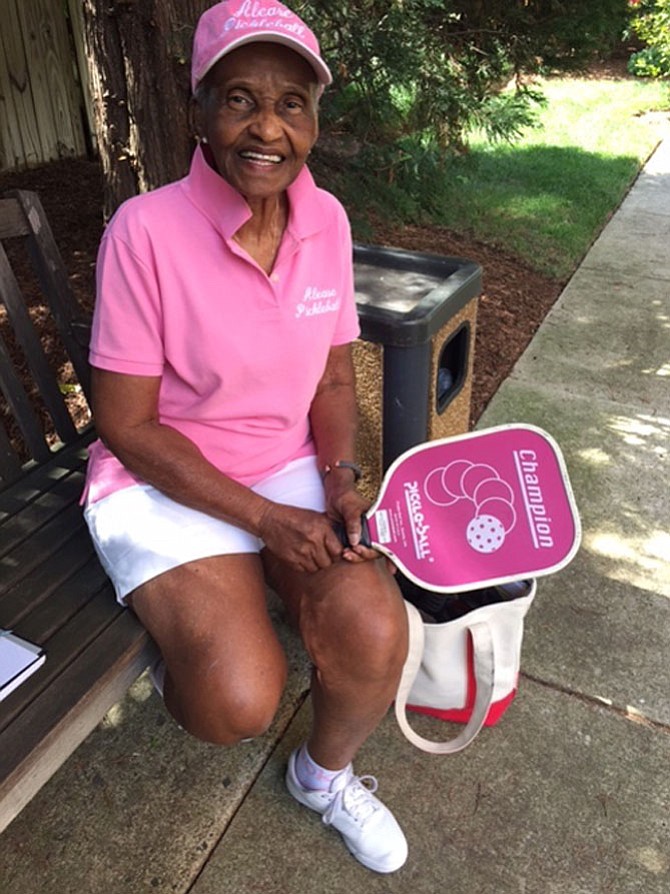 Alease Brooks is registered for 13 different events in this year's Northern Virginia Senior Olympics (NVSO). Brooks is 84 (almost 85) and will be competing for the 14th year. 
