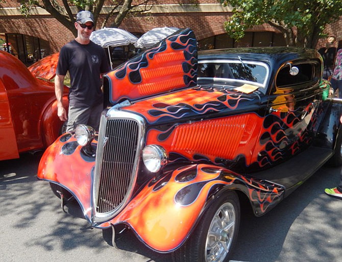 Glen Wright checks out this spiffy, 1934 Ford at the 2016 Labor Day Car Show in Fairfax.
