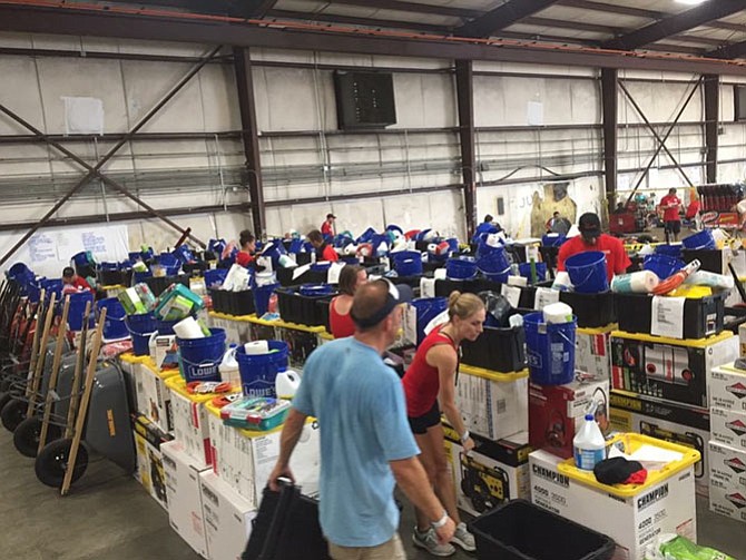 Local donations will be trucked to the KW Cares Command Center in Houston.
