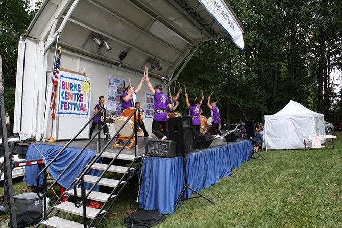 The Nen Daiko Taiko Drummers took to the stage on Saturday.