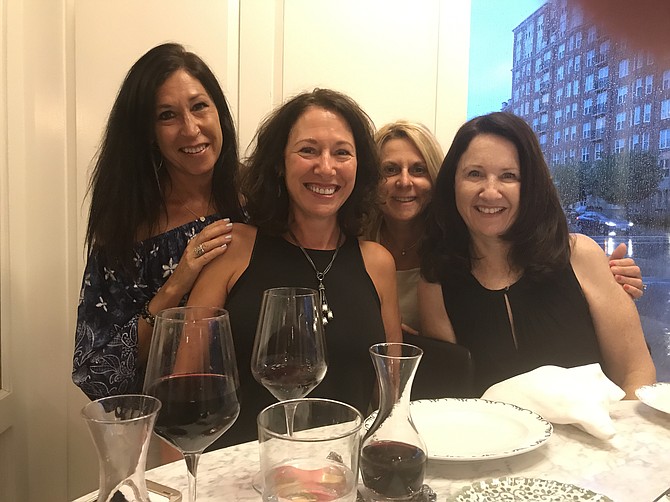 From left are Karyn Simon, Lisa Raker, Amy Gleklen and Rhonda Kaufman.