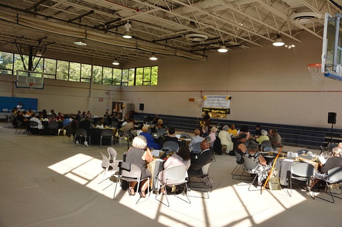 The Gum Springs Community Center was the site for the anniversary celebration of the Saunders B. Moon Senior Citizens Club.