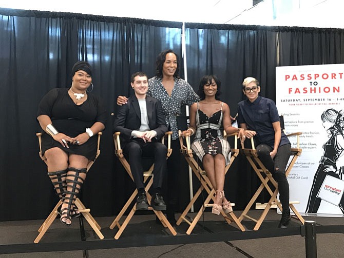 From left: Janelle Ziegler, Matt Slade, Maggy Francois, Emily Villalva, and Paul Wharton (back) in a panel photo.