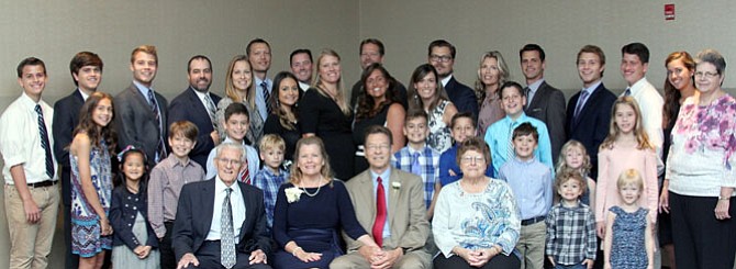 Vienna residents Jack and Joey Wojciech celebrate their 50th wedding anniversary among 100 family and friends.