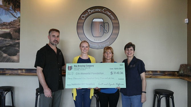 From left are Scott Hoffman, Amanda Rodriguez, Margaret Mulderry, and Cyndi Hoffman.