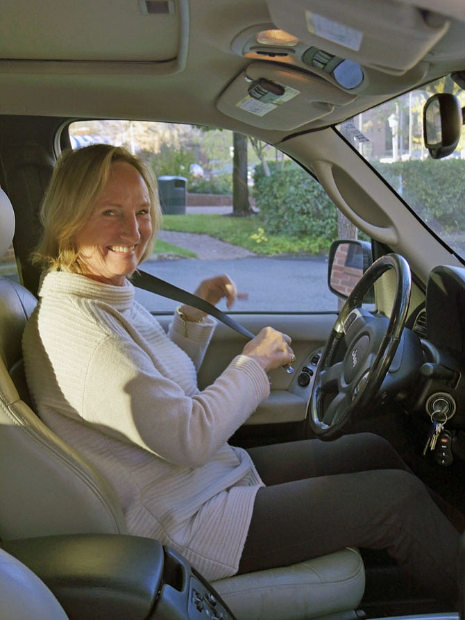 Christena Nielsen, volunteer driver for At Home in Alexandria.