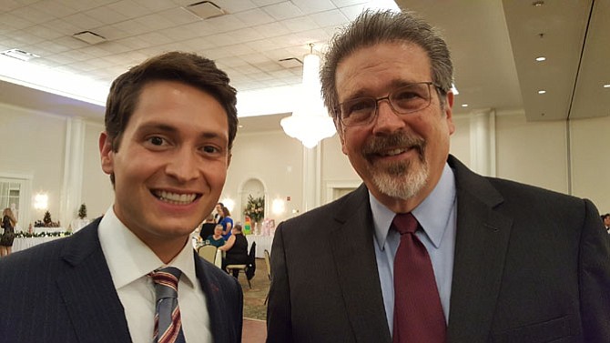 David Culver, Gala Emcee, NBC-4 reporter and Saturday Morning News anchor, and the Rev. Keary Kincannon