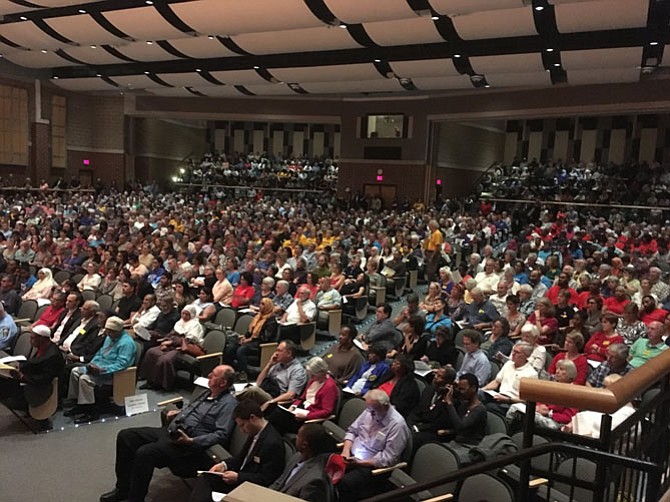 Interfaith coalition pressed Virginia gubernatorial candidates on various social justice issues. VOICE represents over 40 institutions, including Protestant, Catholic, Muslim, Jewish and other religious congregations. Gubernatorial candidates Ralph Northam (D) and Ed Gillespie (R) attended and committed to a working relationship with VOICE.