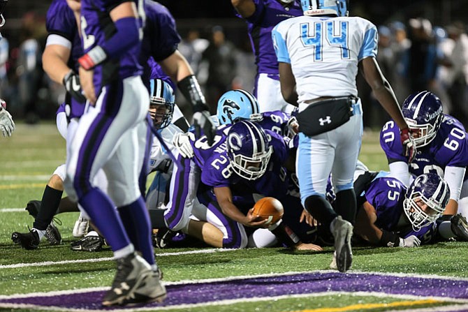 Pierre Johnsons scores for Chantilly on this 4th quarter TD.