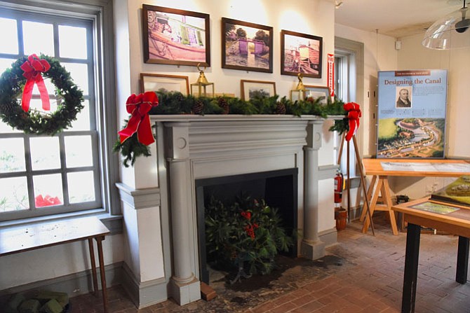 Interior of the Great Falls Tavern