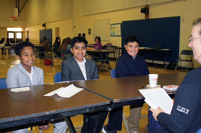 Aymen Omara, Jack Kelly, and Jack Wire showed up dressed and prepared for their interview.