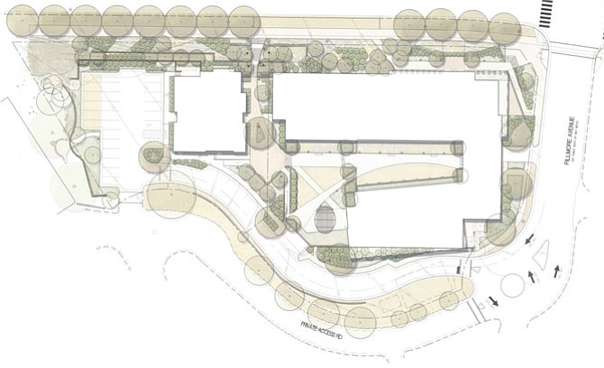 The proposed site plan for an all-affordable housing development on the Episcopal Church of the Resurrection’s West End property. City Council will consider the project for final approval on Jan. 20.
