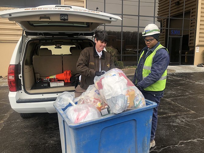 Drugs recovered at the drug take-back event.