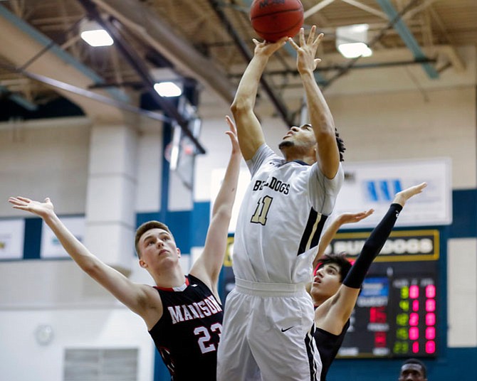 Marshall Reed #11 scored 9 points for Westfield.