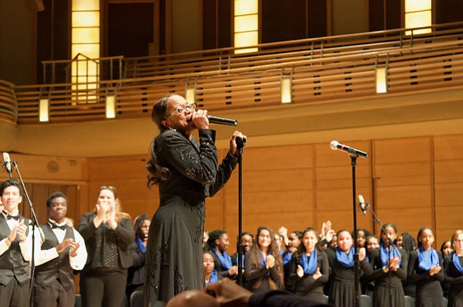 Cleo Kennedy of the Carlton Reese Memorial Unity Choir.