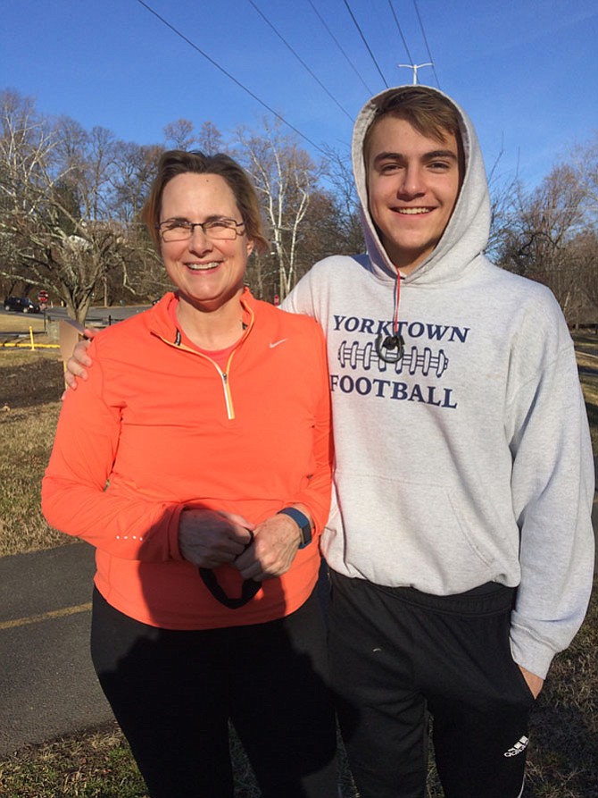 James Brady is joining his mother Barbara in the 10 Mile race. She ran the 5K last year and felt she was ready to tackle the bigger distance.