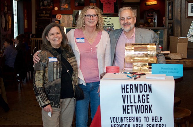 From left: Rosemary Kendall, Jenny Phipps, and Charles Marts are board members of Herndon Village Network, a nonprofit organization that provides their members with the transportation they need through the generosity and service of volunteer drivers.