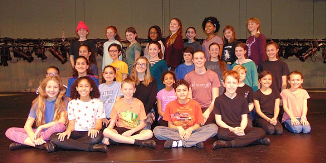 The cast of Encore Stage & Studio’s production of Disney's “The Lion King Jr.,” which runs from Feb. 16-25 at Kenmore Middle School.