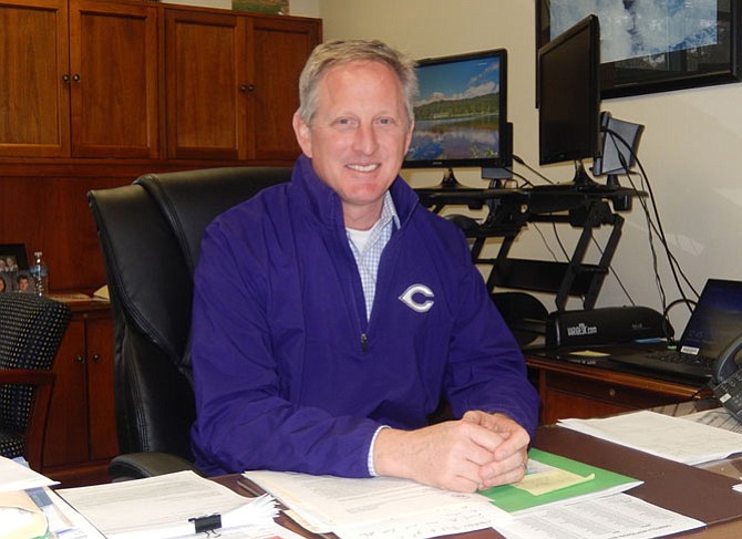 Chantilly High Principal Scott Poole wants to encourage students to find what inspires them.