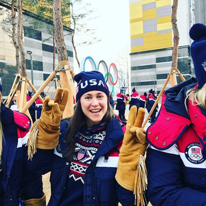 U.S. women's hockey player Haley Skarupa.