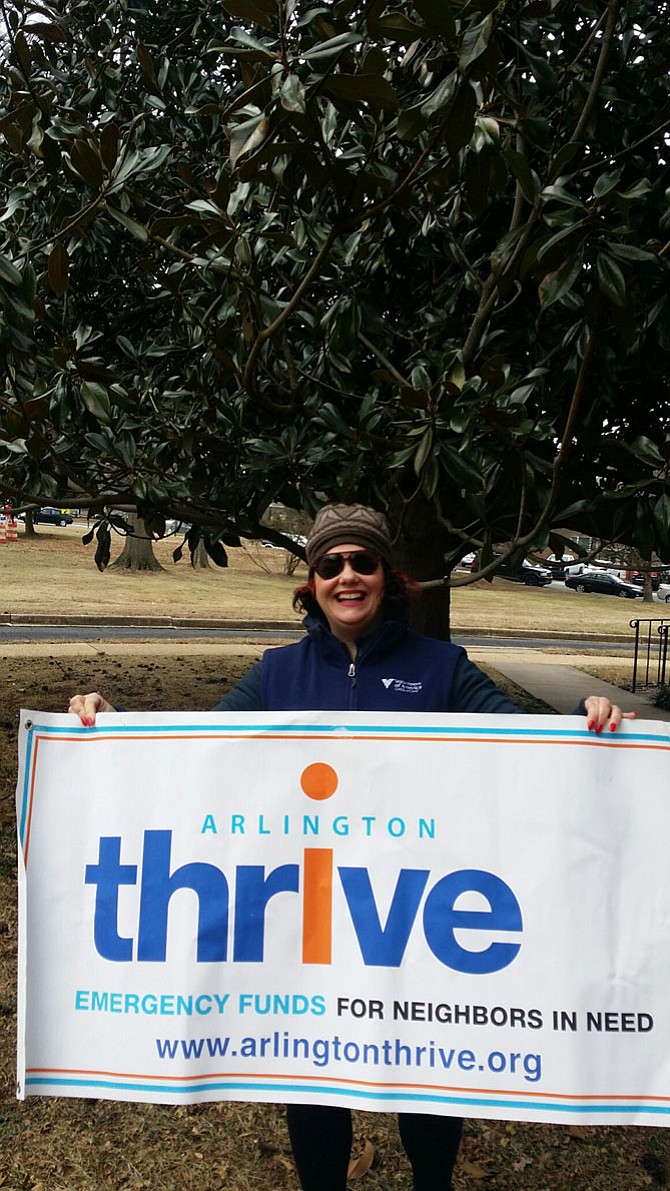 Gwen McQueeney is running in the Arlington Thrive Resolve to Run 5K training program for the first time this year.