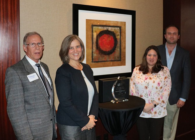 MCC Executive Director George Sachs with 2017 H. Gordon Randall Outstanding Volunteer Service Award recipient Melanie Sanders-Smith with MCC Governing Board Chair Laurelie Wallace and Vice-Chair Paul Kohlenberger.