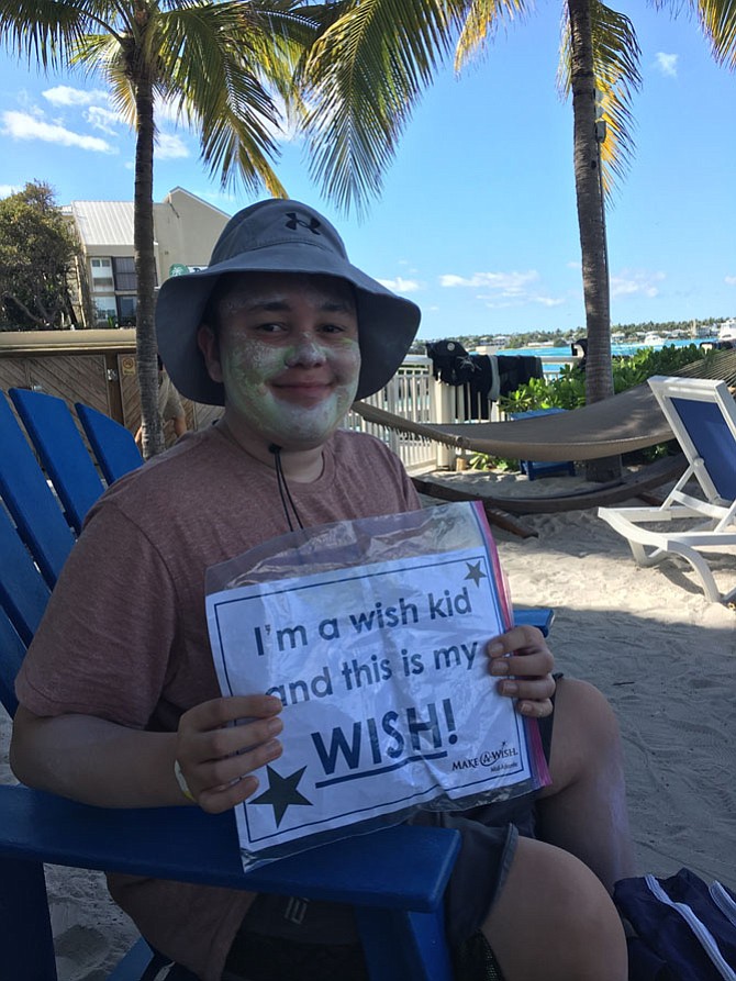 Norman during his Caribbean cruise.