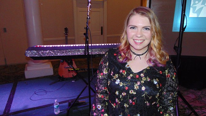 Cristabelle Braden, a singer/songwriter who is also a brain injury survivor.