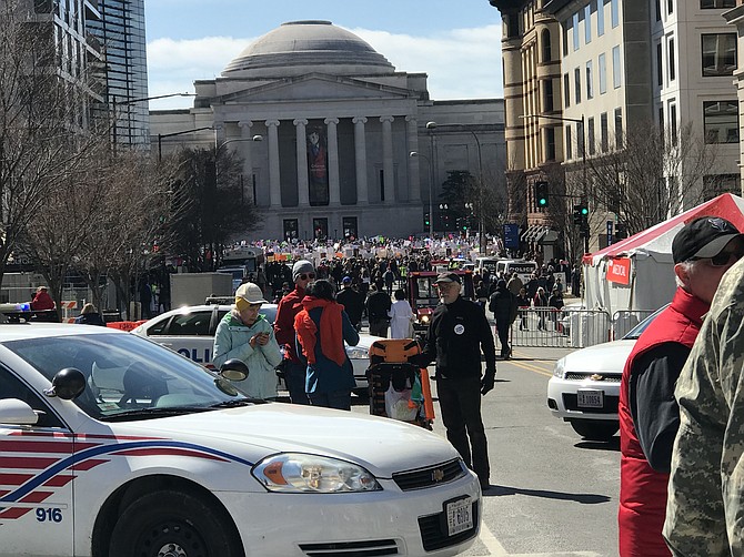 The streets of D.C. were filled with marchers on Saturday.