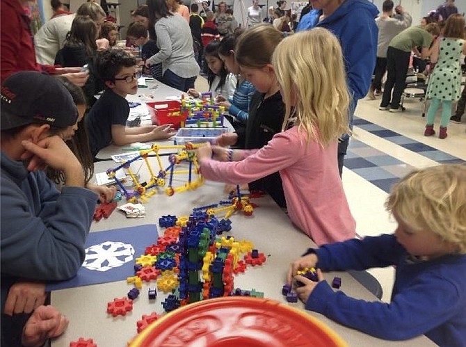 STEAM Olympics event provided an opportunity for students, community, and businesses to come together for an evening of hands on, creative learning.